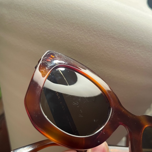 Celine Oversized Round Tortoise Shell Sunglasses CL4005 IN Blonde Orange Brown - Picture 14 of 14